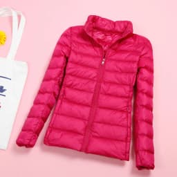 Light Down Jacket Women Inner Cloth Autumn Winter Slim Short Stand hooded Warm White Duck Down Coat Women Outerwear Plus Size