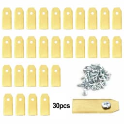 Long Lasting and Efficient 43mm Replacement Blade for Robotic Lawnmower Stainless Steel with Titanium Coating