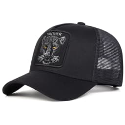 Unisex PANTHER Embroidery Baseball Net Caps Spring and Summer Outdoor Adjustable Casual Hats Sunscreen Hat Sports Cap
