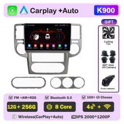 Car Radio Android For NISSAN X-TRAIL Xtrail 2003-2007 Carplay Auto Player Multimedia Video GPS Navigation Rear Camera Screen DVD