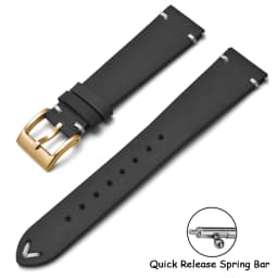 Quick Release Crazy Horse Leather Watch Band 18mm 20mm 22mm Brown Leather Watch Bracelet Men Women for Seiko Omega Huawei Belt
