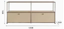 Module Combination Sideboards Cabinet Drawer Living Room Cabinets Side Chest of Drawers Hallway Storage TV Stand Bedroom Cabinet