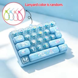 키캡 클릭커 26-key Keycap Clicker Keychain Keyboard Key Caps Keychains for Bag Charms Cartoon Anti-stress Keycaps Pendant Xmas Gifts