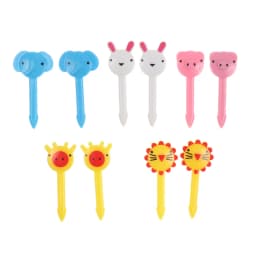 4/6/8/10PCS Unicorn Mini Food Fruit Fork Set Kid Cute Bento Box Decor Dessert Forks Cartoon Toothpick Cake Dessert Party Supply