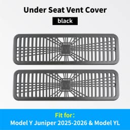 Car Under Seat Vent Cover Protector for Tesla Model YJuniper & YL 2025 2026, Rear Air Conditioner Outlet Grill Cover Accessories