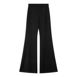 VIMLY Women's Black Flare Pants 2026 Autumn New Fashion Elegant High‑waist Versatile Pants Casual Office Lady Trousers 31738