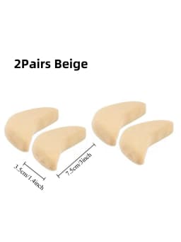 1-4Pairs Sponge Forefoot Insert Pad for Women High Heels Toe Plug Half Sponge Shoes Cushion Feet Filler Insoles Anti-Pain Pads