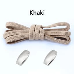 1Pair Elastic Laces Sneakers New Lock Flat Shoelaces Without ties Kids Adult No Tie Shoelace Rubber Bands Shoes Accessories