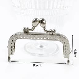 1/2/5Pcs Silver Embossed Metal Purse Frame Kiss Clasp  8.5-20cm Bag Handle for Handbag Wallet WovenBag DIY Handmade Accessories