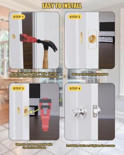 Precisions Scoring And Chiseling Doors Latches Installation Kits Door Mortise Tool Professional Hole Puncher Professional Door
