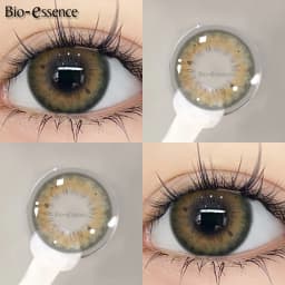 Bio-essence 1 pair Korean Lenses Colored Contact Lenses with Prescription Blue Myopia Lenses Korean Lenses High Quality Lenses