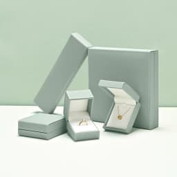 Oirlv Green Ring Box Leather Jewelry Box Premium Ring Gift Box for Proposal Engagement Wedding Jewellry Organizer Packaging Case