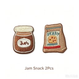 2-12pcs Coffee Bread Embroidery Patches Iron‑on Mini Food Applique for Clothing Backpack Notebook Jeans DIY Sewing Decor