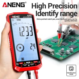 Digital Multimeter Professional Rechargeable 6000 Counts AC/DC Voltage Current Ammeter Capacitor Detector Electrician Tools