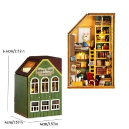 MINI DIY Doll House Miniature 3D Puzzle Wooden DollHouses Handmade Assembly Models Toys For Xmas Birthday Gifts