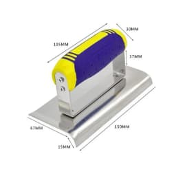 1pc Drywall Corner Tool Corner Trowel With Grip Handle Stainless Steel Sheetrock Plastering Tool Wall Repair Tool