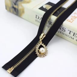 2/5pcs Meetee 3# Metal Zipper 40/50/60/70CM Open End Gold Teeth Zip for Sewing Bags Purse Down Jacket Skirt Clothing Accessories