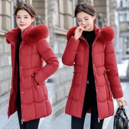 Women's Down Cotton Jacket 2025 Comfortable Elegant Ladies Winter Parka Coat Loose Temperament Lady Cotton Padded Outerwear