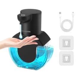 420ML Light Display 4-Gears Adjustable Control Infrared Induction Automatic Sensor Soap Dispenser Electric Hand Sanitizer Bottle