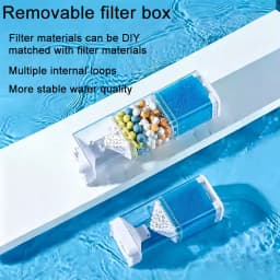 Aquarium Filter Pump Fish Tank Submersible Air Oxygen Aerator Internal Water Pump 220v Anti Backflow Water Pump Wave Maker 