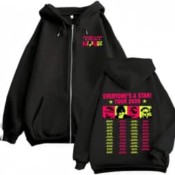 5 Seconds of Summer Everyone's A Star World Tour Zip Up Hoodies Men Women Harajuku Hip Hop Gothic Jacket Sweatshirt Hoodie Coats