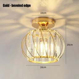 Glass Aisle Ceiling Light Fixtures for Corridor Balcony Ceiling Lampshade E27 Dining Room Chandelier Decoration Novelty Design
