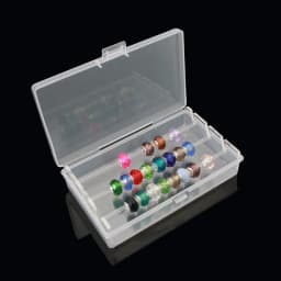 Acrylic Troll Bead Collection Panoramic Jewelry Storage Box Bracelet Beads Game Tray Round Bead Organization Box Bead Stand