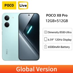 POCO X8 Pro 5G Global Version Dimensity 8500-Ultra 12GB 512GB 6500mAh 100W HyperCharge 6.59'' 1.5K 120Hz NFC Android Phone