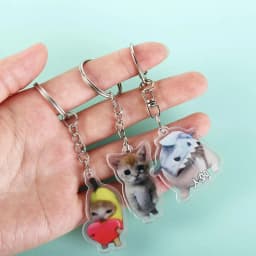 Banana Cat Happy Banana Cat Keychain Backpack Charm Pendant Banana Cat Mobile Phone Chain Cartoon Keyrings Banana Cat Pendant