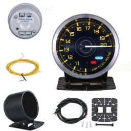 HA 60mm Auto Gauge Standalone Meter 7Color Def I Advance A1 Oil Pressure Turbo Boost EGT Exhaust Temp Tachometer Water Oil Temp