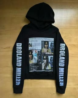 Men Gothic Horror Print Zip Up Hoodie Dark Anime Face Graphic Sweatshirt Y2K Harajuku Streetwear Outerwear Casual Black Tops