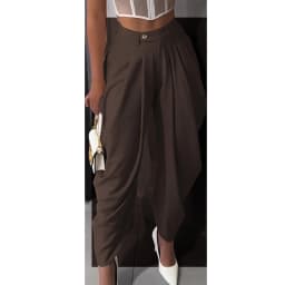 2026 Trend Mid Waist Women's Cargo Harem Sweat Pants with Ruched Design Casual Street Style Trousers Office Ladies Work Trousers