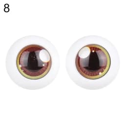 1pair 11mm Plastic Doll Safety Eyes For 1/6 BJD Dolls For ob11 Dolls Animals Toy Puppet Making Dinosaur Eyeballs DIY Accessories