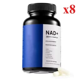 NAD+ Men’s Complex 1000mg Boost Stamina & Blood Flow with L-Arginine CoQ10 & Resveratrol Fight Fatigue Vegan Formula 60 Capsules