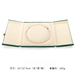 Pearl Necklce Gift Box Velvet Necklace Packaging Box Ring Holder Display Showcase Pendant Organizer