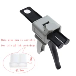 50ml Two Component AB Epoxy Sealant Glue Gun1:1 2:1 Applicator Glue Adhensive Squeeze Mixed Manual Caulking Gun Dispenser