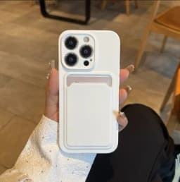 TPU Soft Card Pack Integrated Phone Case For Iphone 12 13 14 15 16 17 18 Pro Max Frosted Back Panel Skin Feeling Phone Cover