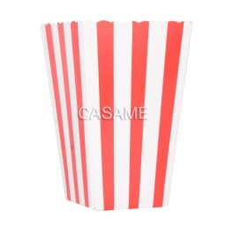 6pcs Rose Gold Pink Stiff Paper Mini Party Popcorn Boxes Pop Corn Candy/ Sanck Favor Bags Wedding Birthday Movie Party Tableware