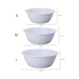 Plastic Basin Japanese Style Simple Thickened Washbasin Household Large Washtub Basin High Quality Plain Laundry Basin