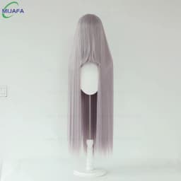 Very High Quality 600g 68 Colors 40 Inch 100cm Long Straight Cosplay Wig With Bangs Heat Resistant Hair Anime Wigs + Wig Cap