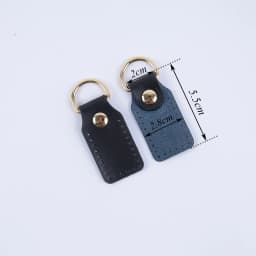 Hand Sewn Genuine Leather DIY Square Head Bag Pieces Replacement Strap Connectors Bag Buckle Accessories
