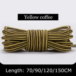 1Pair Boots Round Shoe Laces Striped Double Color Fashion Shoelaces Outdoor Hiking And Leisure Sports Shoelace 18 Color