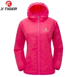 X-TIGER Ultralight Windbreaker Portable Foldable Hooded Jacket Unisex UV Protection Lightweight Outdoor Coat for Camping Hiking