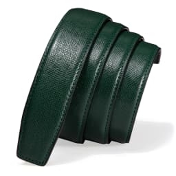 3.5cm Wide Cowskin Genuine Leather Belts for Automatic Buckle Luxury Crocodile Belt without Buckle Red Blue Green Leather Belts