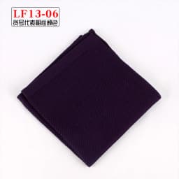 Knitting Wool Men's Solid Black Pocket Square Suit Formal Dress Accessories Small Scarf Towel Wedding Chest Handkerchief 25.5cm