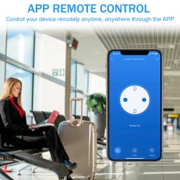 AU Tuya Smart WiFi Plug and Socket, With Energy Monitor, Voice Control Alexa/Google, Remote Control and Timer 2.4G WiFi 16A