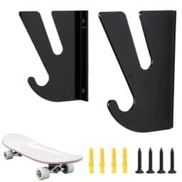 Skateboard Rack Wall Mount Horizontal Skateboard Wall Mounted Hanger Storage Skateboard Stand Skateboard Shelf Fits Virtually