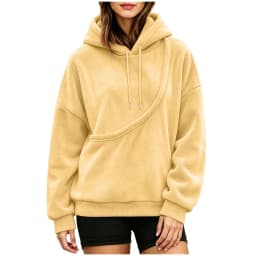Unisex Fall And Winter Casual Fleece Solid Color Pet Pocket Hooded Sweatshirt Funny Pullover Women Sweatshirt