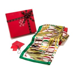 CH Iconic Vintage Pattern Scarf Elegant Design Gift Box Set 2026 New Arrival Women Fashion Accessory Soft Comfortable