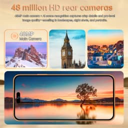 K-Touch NEW Mobile Phones M18 Pro Max 5G Dual SIM Smartphone 7.3HD Android 15 Cell Phone 22G+2TB 16+48MP Camera 7800mAh Wifi GPS Global Version Cellphones